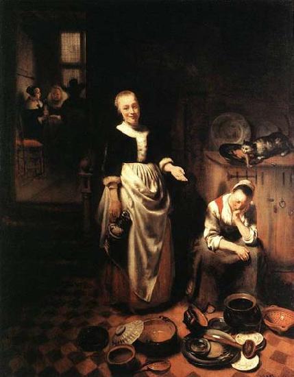 MAES, Nicolaes The Idle Servant